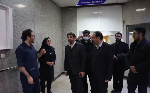 بازدید سرزده استاندار همدان از بیمارستان فوق تخصصی بعثت
