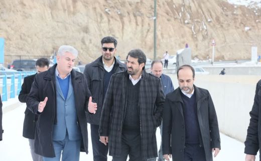 بازدید استاندار همدان از سد اکباتان