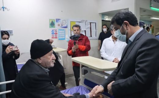 بازدید استاندار از ساختمان جدید اورژانس بیمارستان امام رضا کبودرآهنگ 