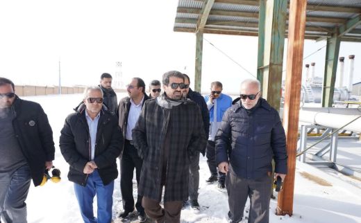 بازدید استاندار همدان ایستگاه تقلیل فشار گاز ، مرکز پیام و مرکز دیسپاجینگ شرکت گاز استان  