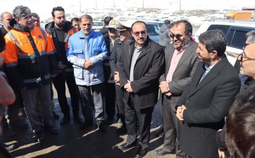 بازدید استاندار از  راهدارخانه گردنه اسدآباد
