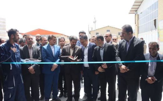 افتتاح واحد تولیدی مقواسازی کارن کاغذ هگمتان در شهرک صنعتی بهاران