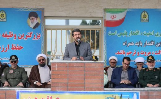 مراسم صبحگاه مشترک یگان‌های نظامی و انتظامی استان همدان، همزمان با سالروز حماسه سوم خرداد و آزادسازی خرمشهر