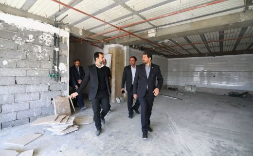 بازدید استاندار همدان از پروژه ۴۸۰ واحدی فرهنگیان با تأکید بر تسریع در تکمیل و تحویل واحدها  