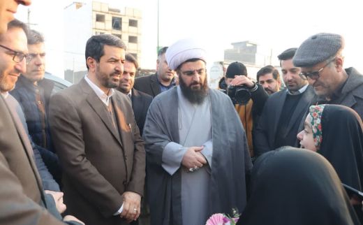 همزمان با سومین روز از دهه مبارک فجر استاندار همدان وارد شهرستان فامنین شد و به شهدای این شهرستان ادای احترام کرد.
