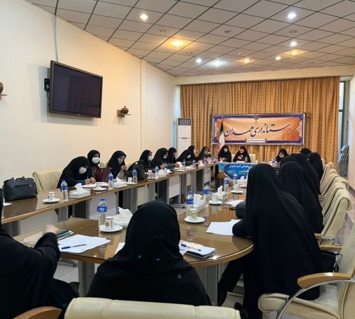 جلسه هماهنگی  اعضاء کمیته زنان دفاع مقدس و 8000 شهید استان