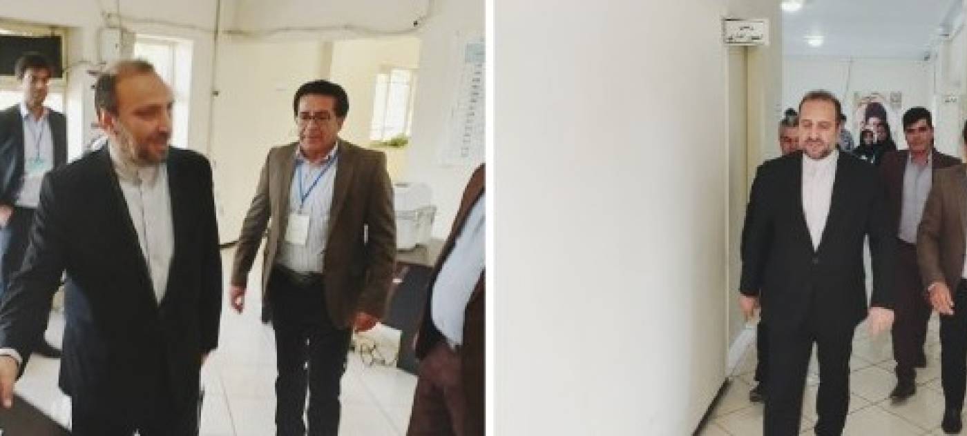 بازدید فرماندار نهاوند از روند برگزاری نهمین دوره انتخابات نظام پزشکی