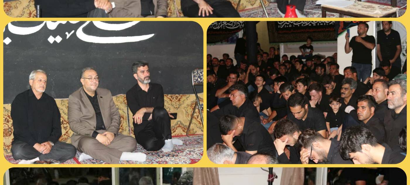 حضور فرماندار شهرستان کبودراهنگ  در جمع عزاداران حسینی(ع) شهر کبودراهنگ
