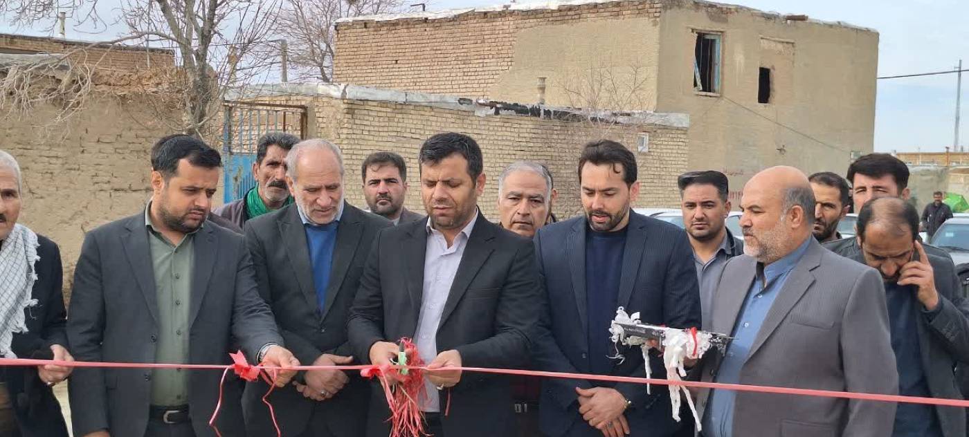 آیین افتتاح و بهره‌برداری ازبهسازی روستای روعان و ساختمان بازسازی شده اداره تعزیرات حکومتی شهرستان     