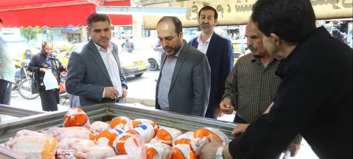 حضور فرماندار همدان در بازار و نظارت مستقیم