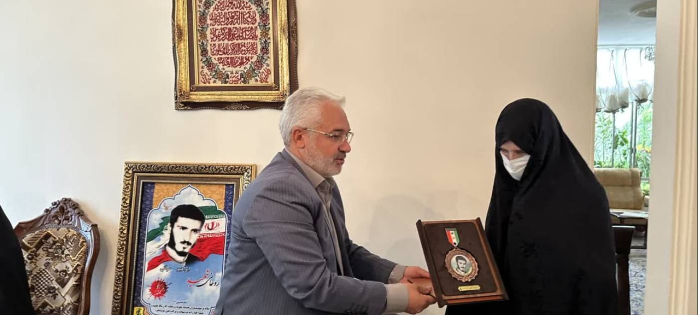 در راستای دومین کنگره بزرگداشت ۸۰۰۰ شهید استان همدان و به منظور گرامی داشت یاد و نام شهیدان و تجلیل از خانواده های عزیز شاهد ، حسین افشاری فرماندار شهرستان تویسرکان فرمانده سپاه ناحیه مقاومت شهرستان تویسرکان معاون مدیر کل ارشاد استان همدان  محمد داوری رئی