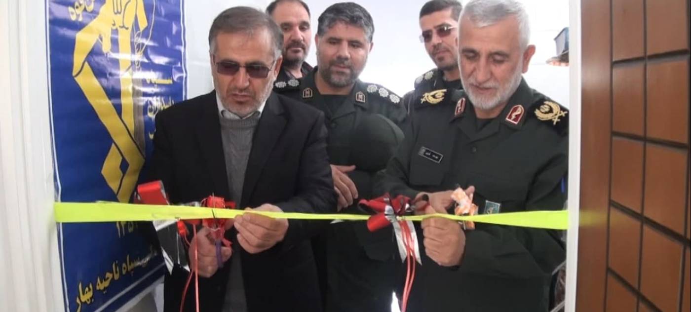 افتتاح چهار طرح به مناسبت هفته بسیج در شهرستان بهار