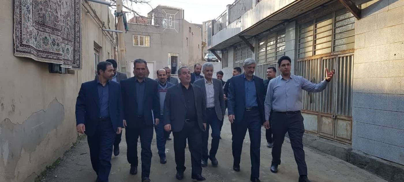 بررسی مشکلات روستای آرتیمان با حضور سید مجید شماعی سرپرست فرمانداری شهرستان تویسرکان