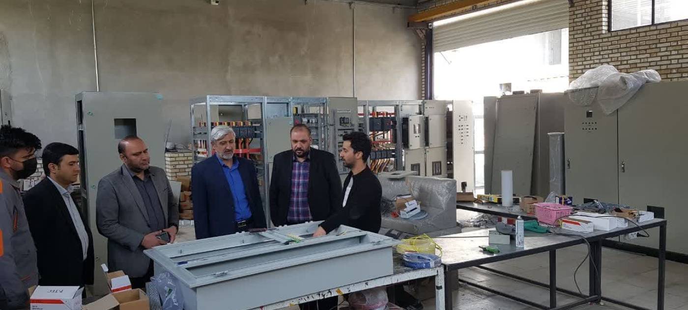 بازدید فرماندار از واحدهای تولیدی در شهرک صنعتی