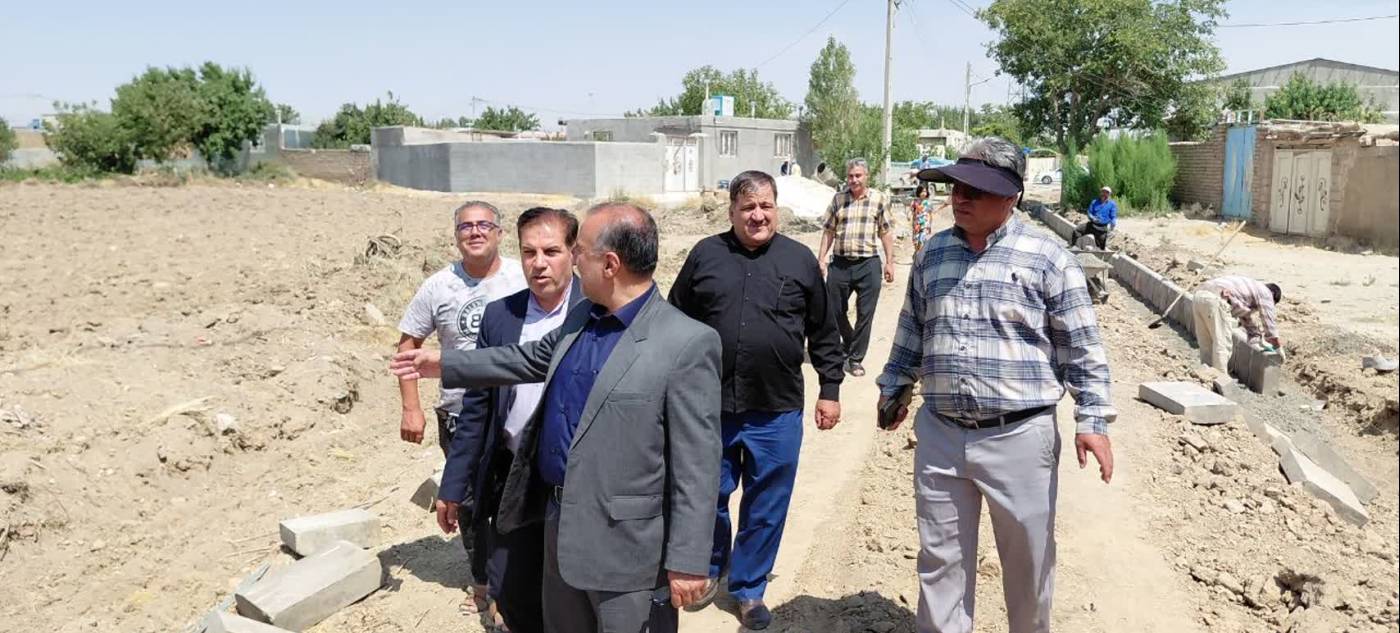 📎 عملیات عمرانی روستاها بی وقفه ادامه دارد.