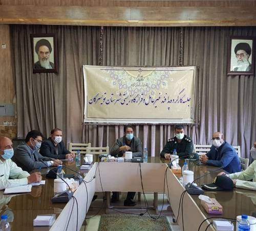 معاون سیاسی، امنیتی و اجتماعی فرماندار شهرستان تویسرکان در جلسه قرار گاه زیستی