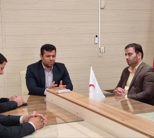 دیدار فرماندار کبودراهنگ با رئیس وکارکنان جمعیت هلال احمر شهرستان 