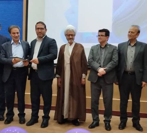 آیین تکریم و معارفه مدیر شبکه بهداشت و درمان شهرستان فامنین